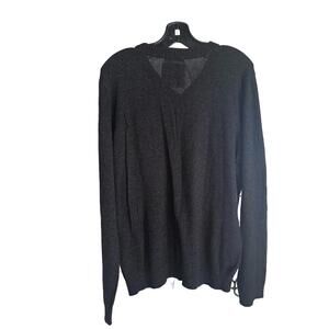Abercrombie & Fitch Men's Black Cashmere Blend Sweater - XXL
